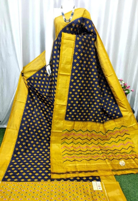 PASKIDSS4V19TBCD03- Ikat silk saree