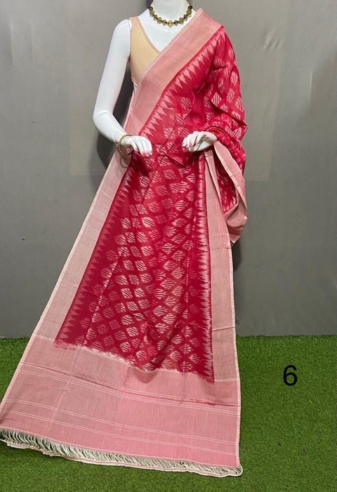 PSRGICDP4D18CBSD23- Ikat cotton dupatta