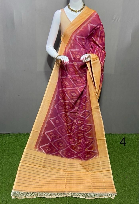 PSRGICDP4D18CBSD24- Ikat cotton dupatta