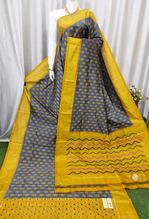 PASKIDSS4V19TBCD02- Ikat silk saree