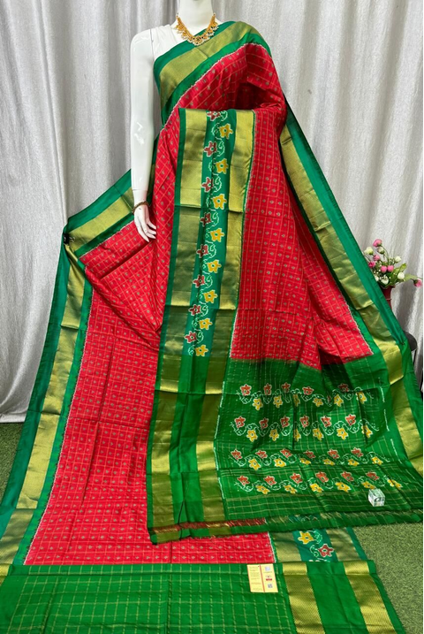 PASKIDSS4G13NSDD13- Ikat silk saree