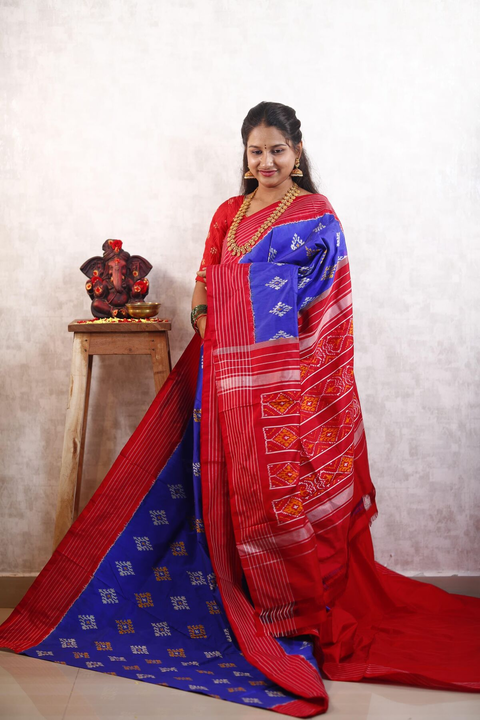 PANHIDSS4G06BSDC09- Ikat silk saree