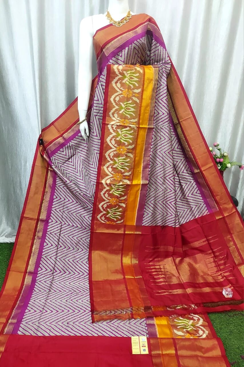 PASKIDSS4S20CEDD04- Ikat silk saree