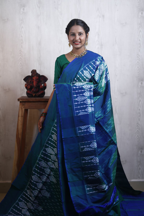 PANHIDSS4S25BTCC01- Ikat silk saree