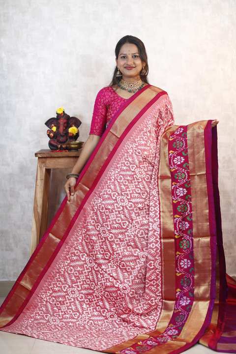 PANHIDSS4O24BBDC16- Ikat silk saree