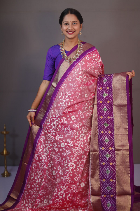 PANHIDSS5J11BNDC32- Ikat silk saree