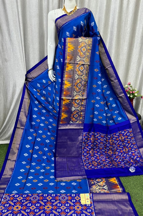 PASKIDSS4V25BEDD02- Ikat silk saree