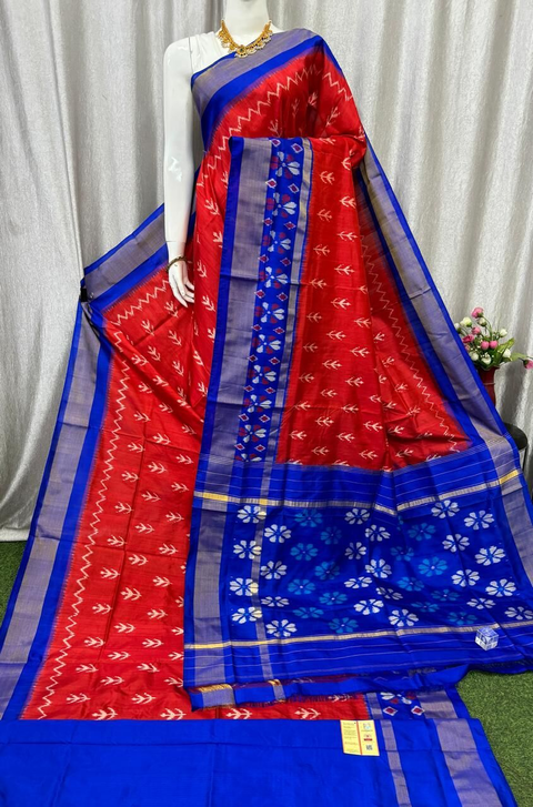 PASKIDSS4V23TECD04- Ikat silk saree