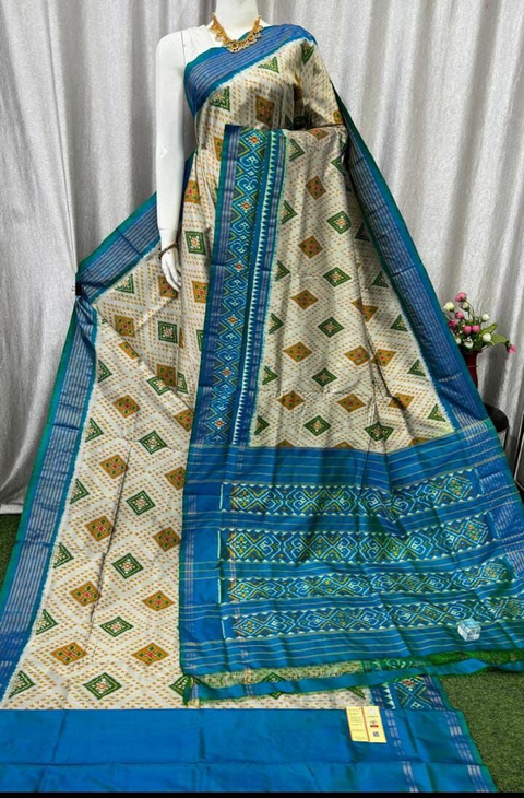 PASKIDSS4D02BEDD17- Ikat silk saree