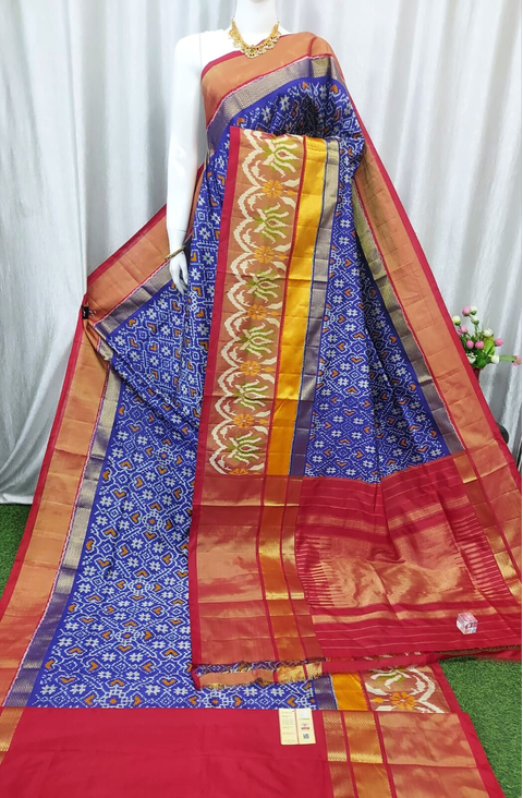 PASKIDSS4S20CEDD03- Ikat silk saree