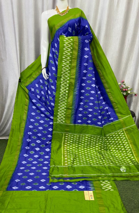 PASKILWS4V13XCDC02- light weight Ikat silk saree