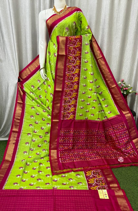 PASKIDSS4G13NSDD02- Ikat silk saree