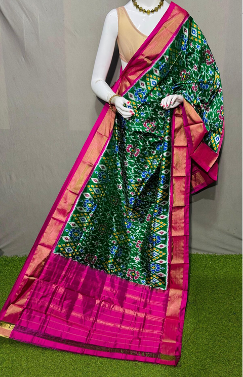 PSRGISDP4V12ZNDC31- Ikat silk dupatta