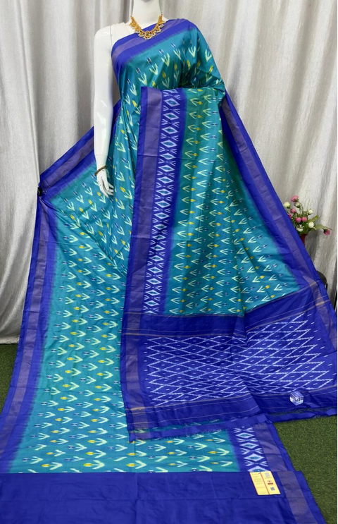 PASKILWS4V20XDDC26- light weight Ikat silk saree