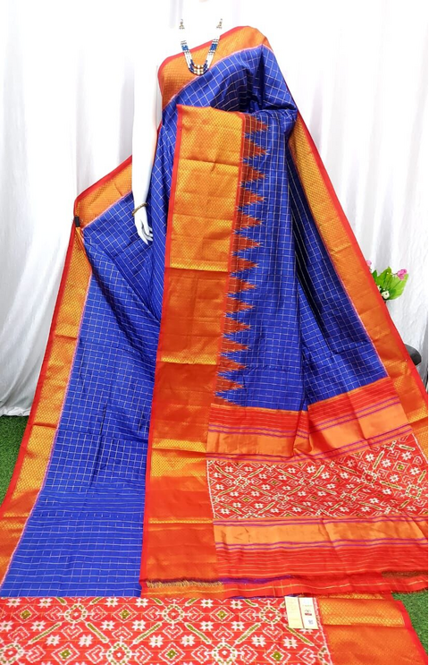 PASKIDSS4D05IDDC06- Ikat silk saree