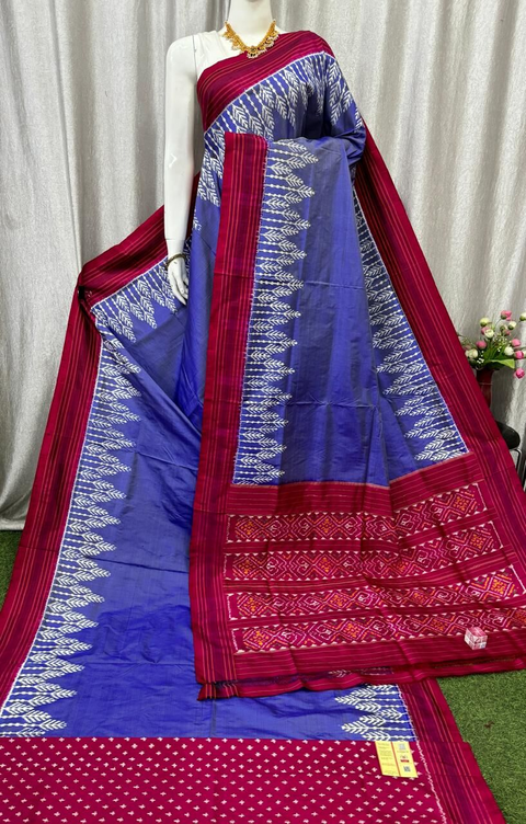 PASKIDSS4D08BDDC06- Ikat silk saree