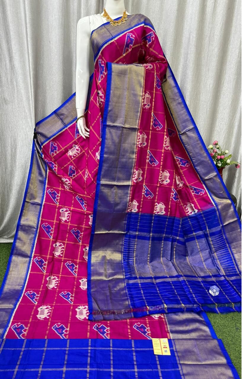 PASKIDSS4G13NSDD04- Ikat silk saree