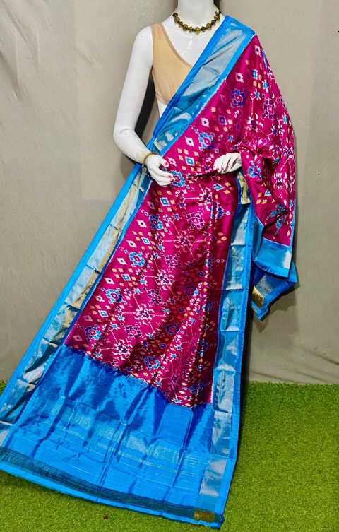 PSRGISDP4V12ZNDC21- Ikat silk dupatta