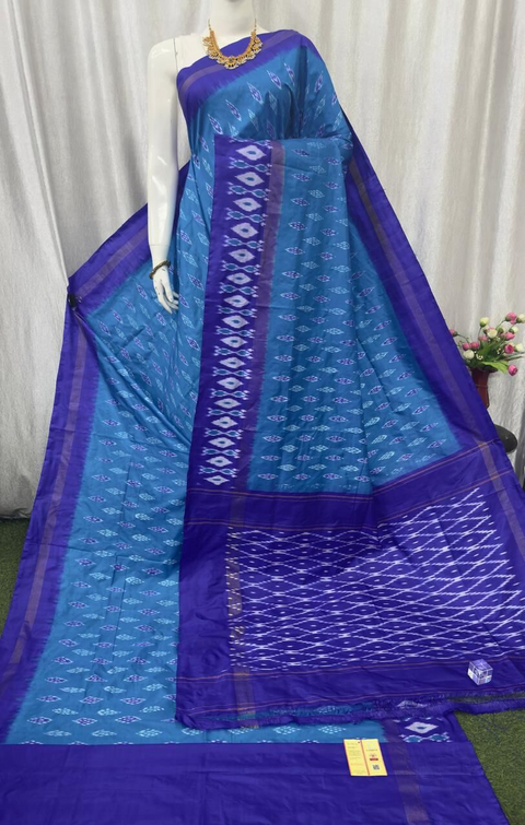 PASKISDP4V29XICC03- light weight Ikat silk saree