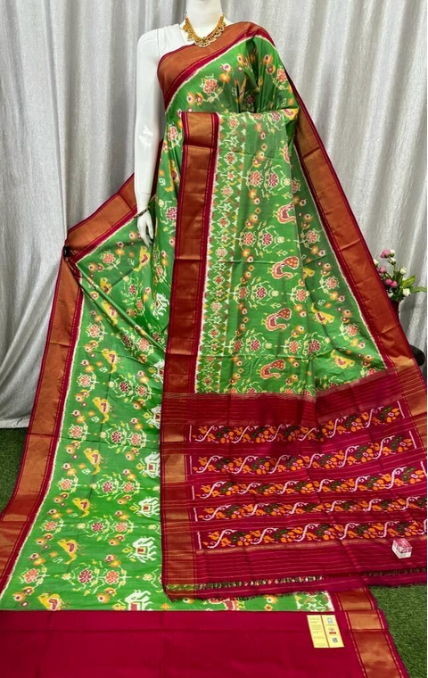 PASKIDSS5J06NSDC04- Ikat silk saree