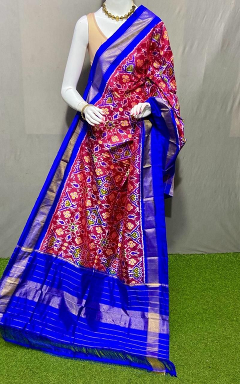 PSRGISDP4V12ZNDC53- Ikat silk dupatta