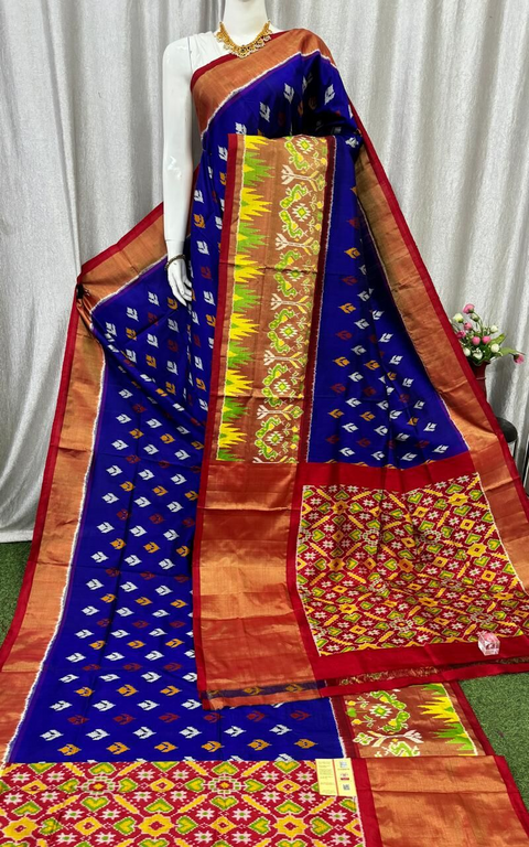 PASKIDSS4V25BEDD03- Ikat silk saree