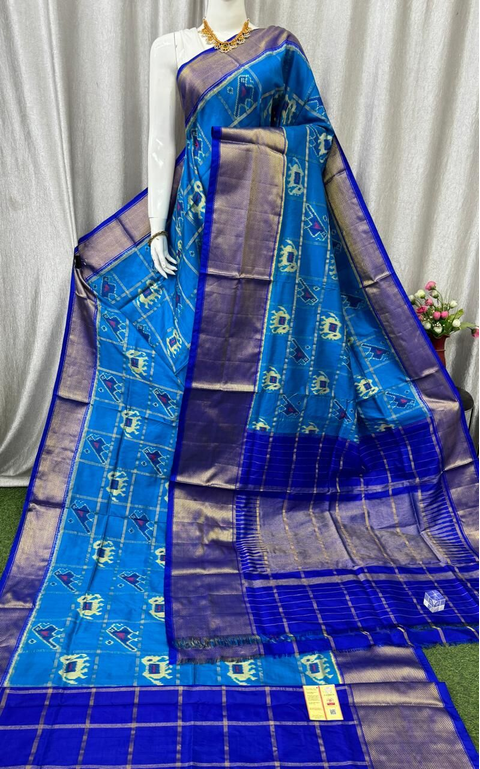 PASKIDSS4G13NSDD10- Ikat silk saree