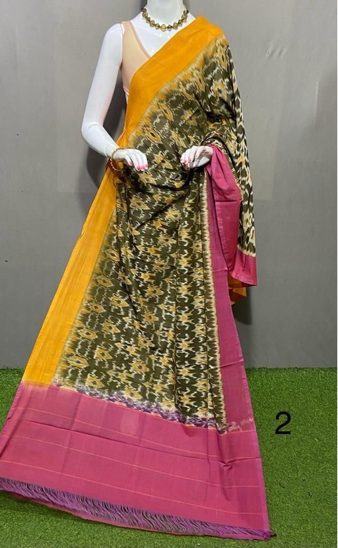 PSRGICDP4D18CBSD06- Ikat cotton dupatta