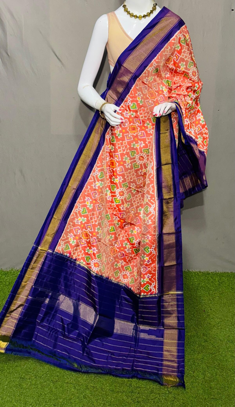 PSRGISDP4V12ZNDC68- Ikat silk dupatta