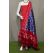 PSRGSDST5F15FFDC24- Ikat Silk dupatta with Ikat sico top