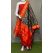 PSRGSDST5F15FFDC33- Ikat Silk dupatta with Ikat sico top