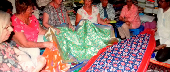 New Zealand tourists visit Pochampally