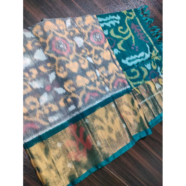 PGMRISCS5F17EZCD23- Ikat Sico saree