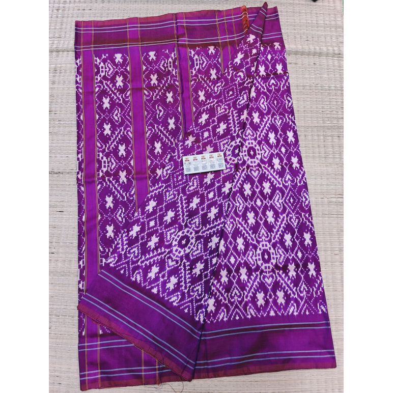 PSHLIDSS5F15BZCC10- Ikat silk saree