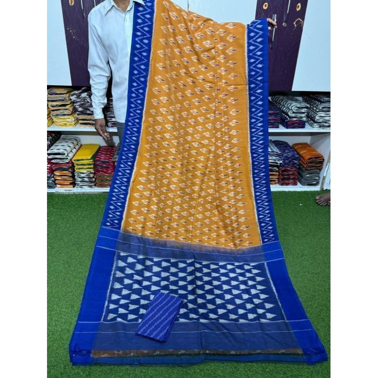 PSRGICTS5F17INCC04- Ikat cotton saree