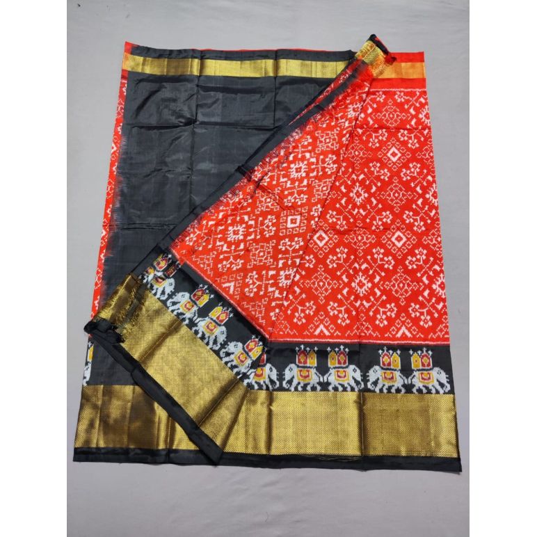 PSSIFSLG5F17SZDC26- Free Size Ikat Silk Lehenga