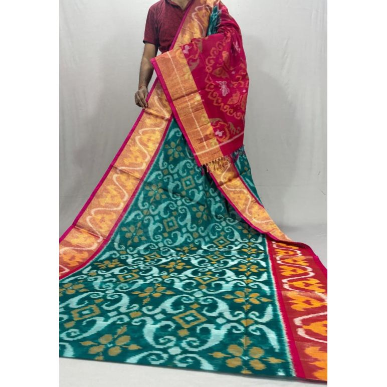 PSSIISCS5F17EECC13- Ikat Sico saree