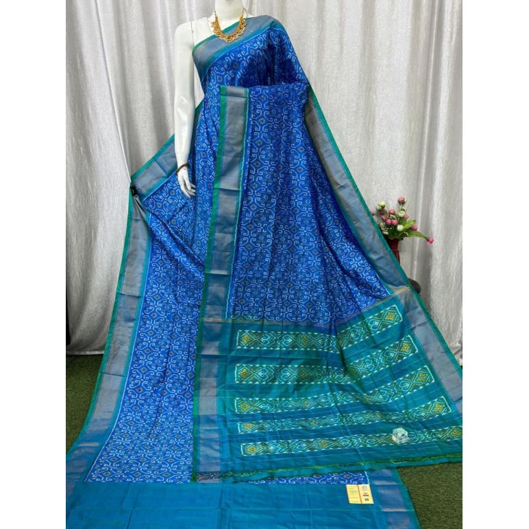 PASKIDSS5F17BXCD27- Ikat silk saree