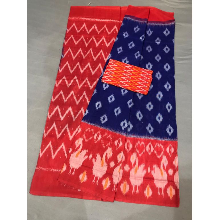 PGMRICTS5F21INCD16- Ikat cotton saree