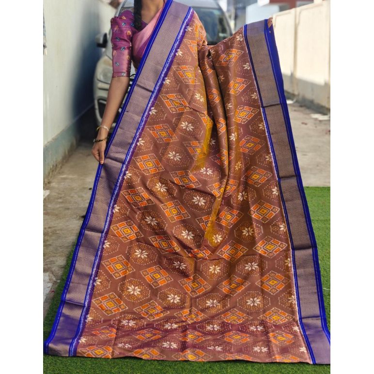 PGMRIDSS5F21BXDC05- Ikat silk saree