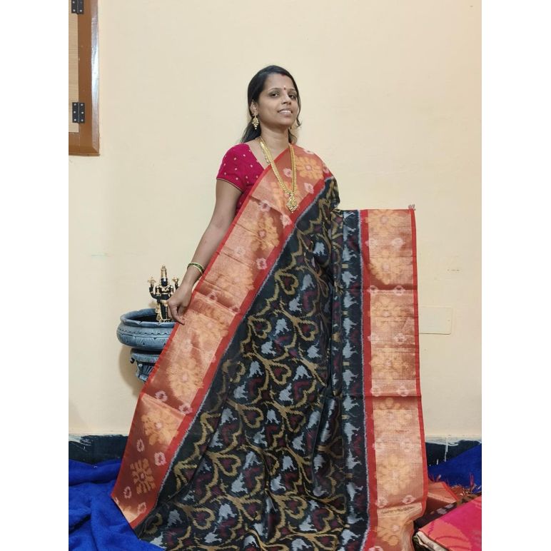 PGMRISCS5F22EZCD01- Ikat Sico saree