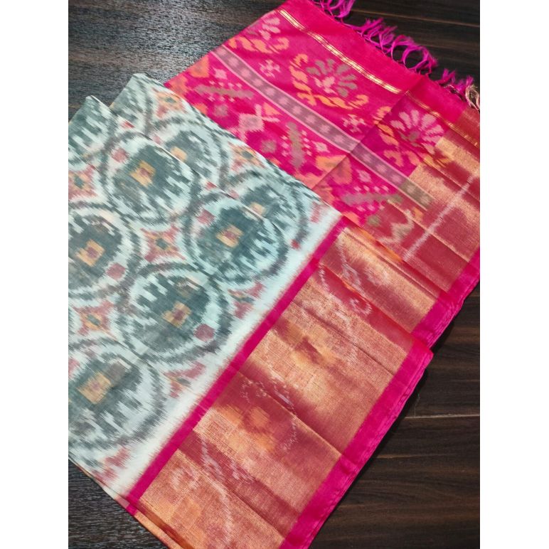 PGMRISCS5F22EZCD19- Ikat Sico saree