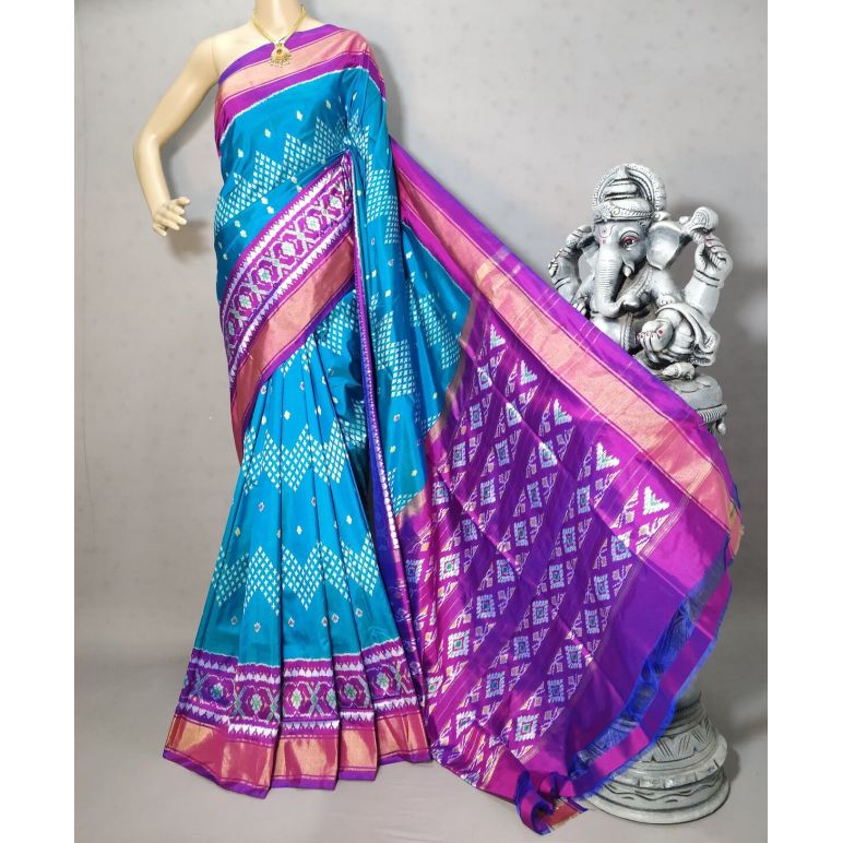 PRIHIDSS5F18TTDC14- Ikat silk saree