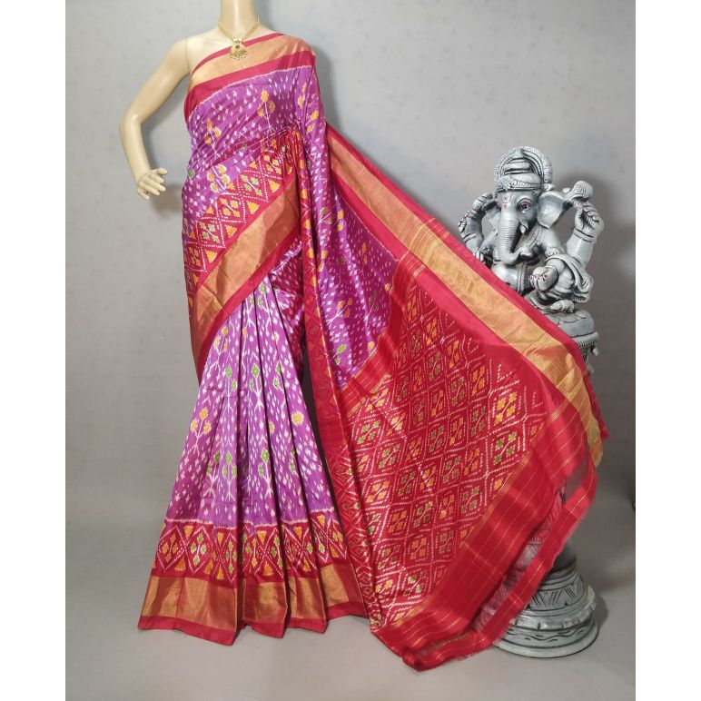 PRIHIDSS5F18TTDC22- Ikat silk saree