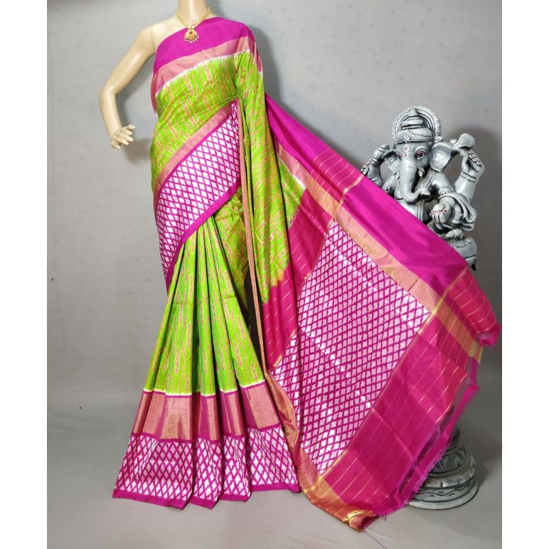 PRIHIDSS5F18TTDC26- Ikat silk saree