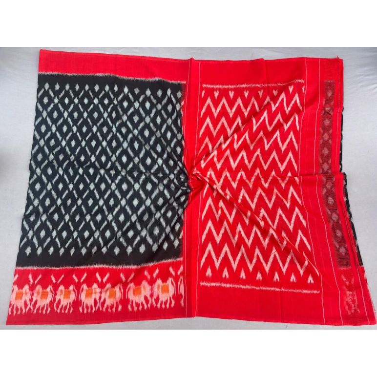 PSSIICTS5F21INCC17- Ikat cotton saree