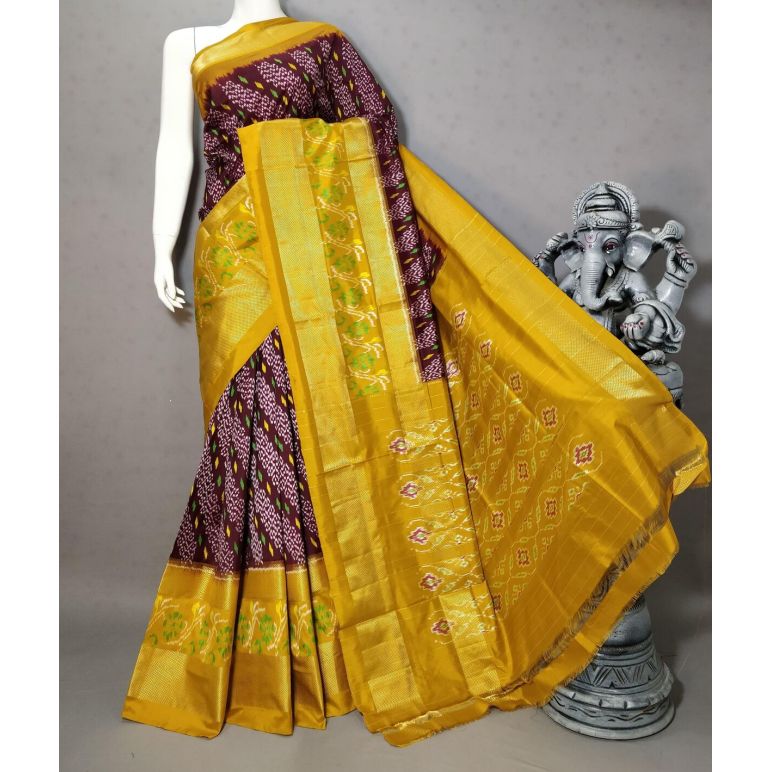 PSTHIDSS5F17NCDC12- Ikat silk saree