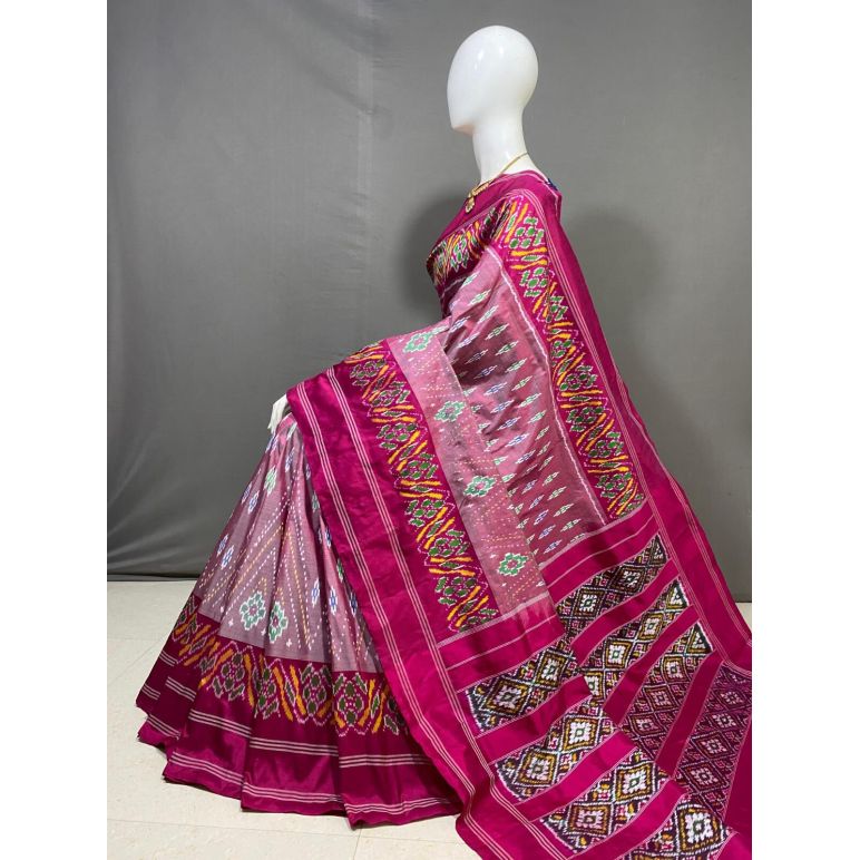 PPHSIDSS5F22BDCD26- Ikat silk saree