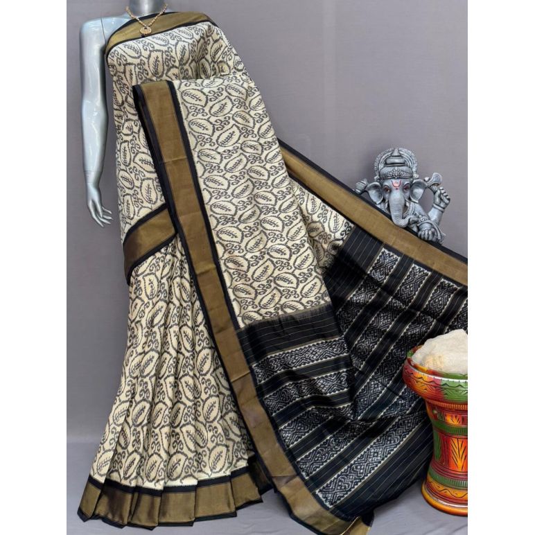 PSNTIDSS5F21NDCD20- Ikat silk saree