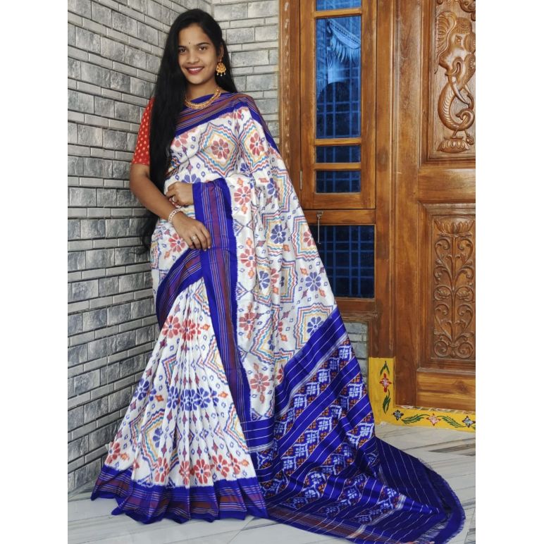 PWCKIDSS5F22TZDC12- Ikat silk saree